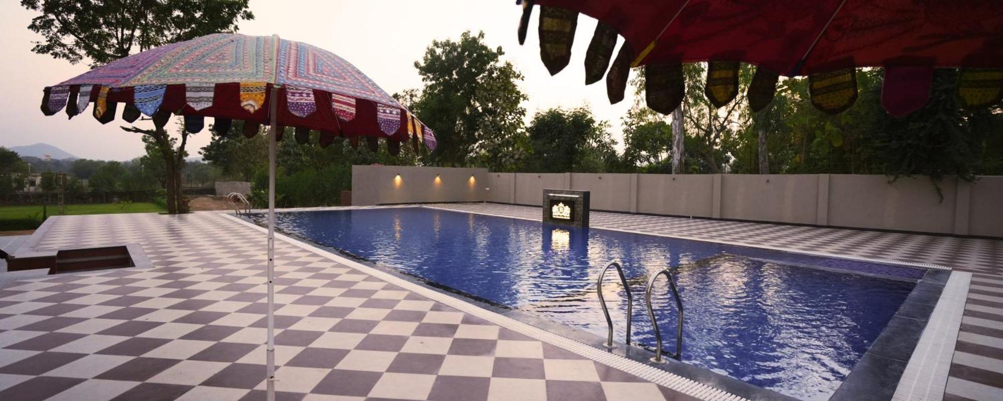 Hotel The Biletha Bagh Udaipur Esterno foto