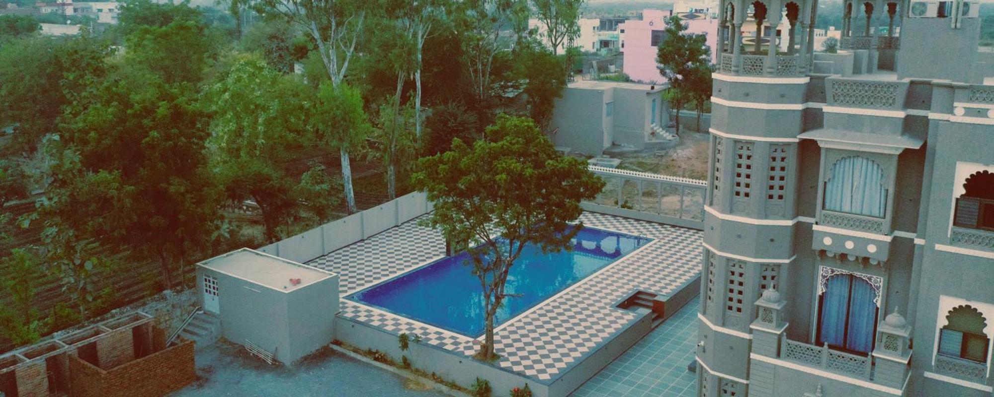 Hotel The Biletha Bagh Udaipur Esterno foto