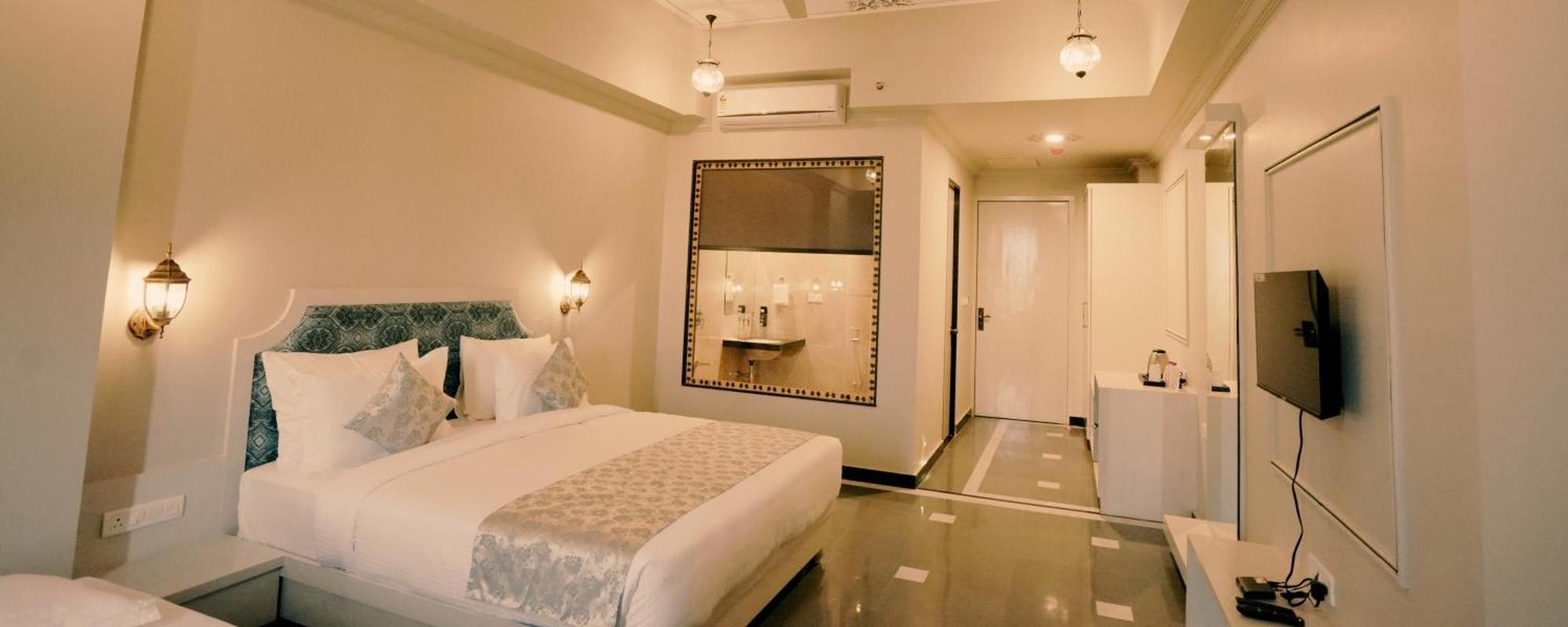 Hotel The Biletha Bagh Udaipur Esterno foto